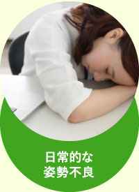 日常的な姿勢不良